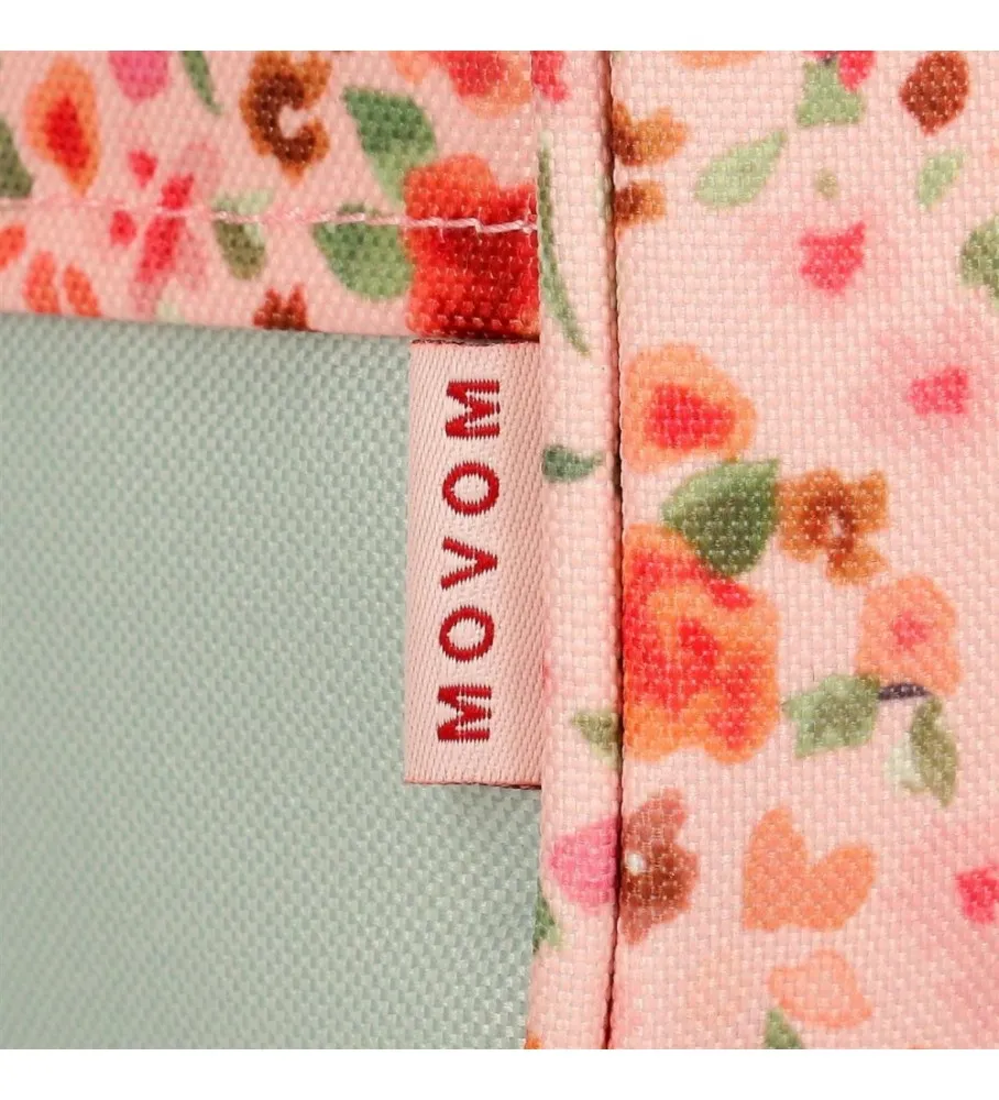 MOCHILA MOVOM ROMANTIC GIRL ADAPTABLE A CARRO VERDE 31X42X13CM